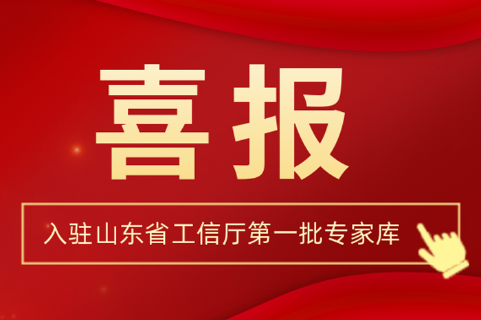 北方UED官网集团董事长王荣博入驻山东省工信厅第一批专家库